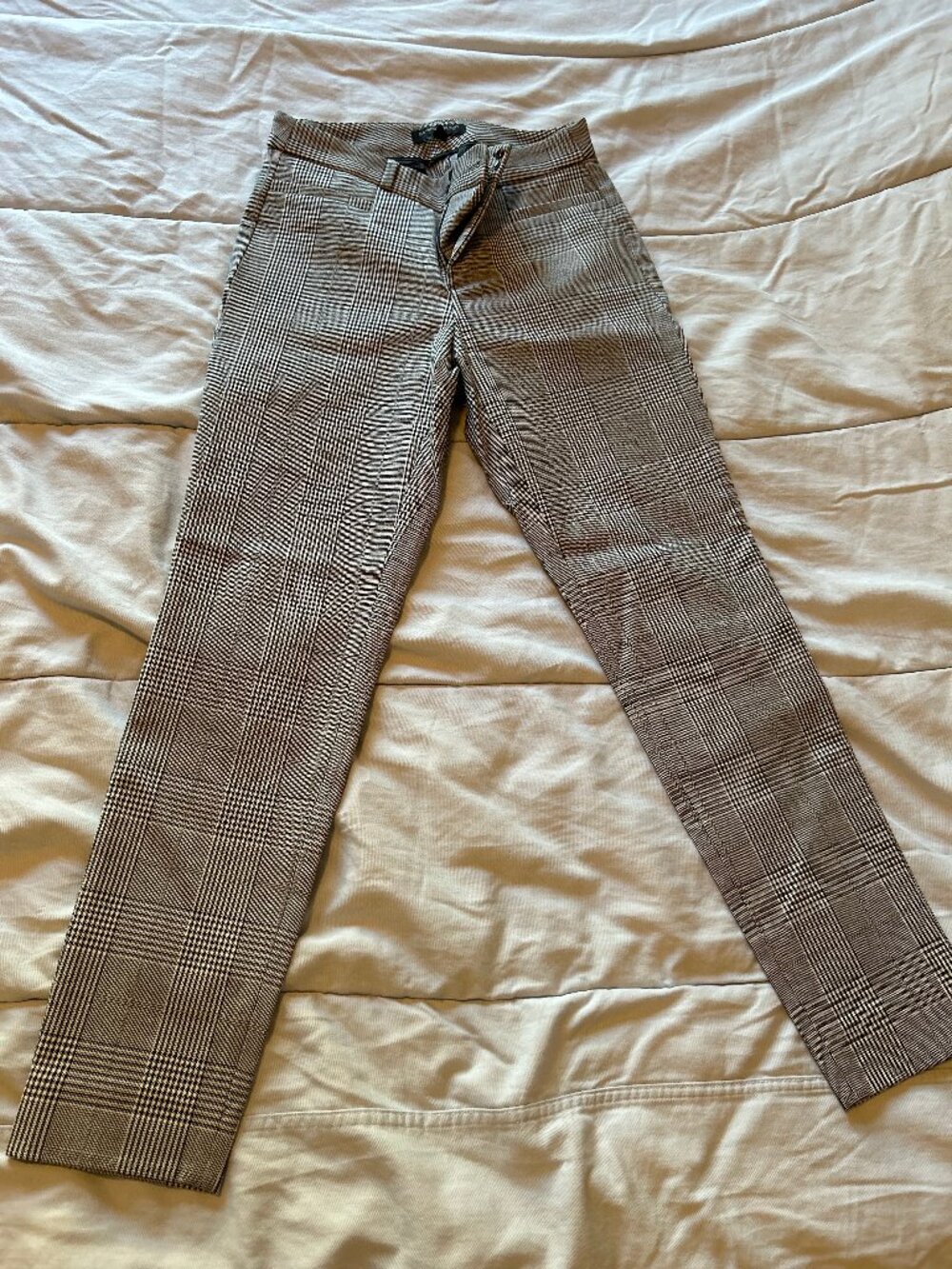 Banana Republic | Work Pants | Sloan | Ankle | Size 0 | Plaid - Black and White
